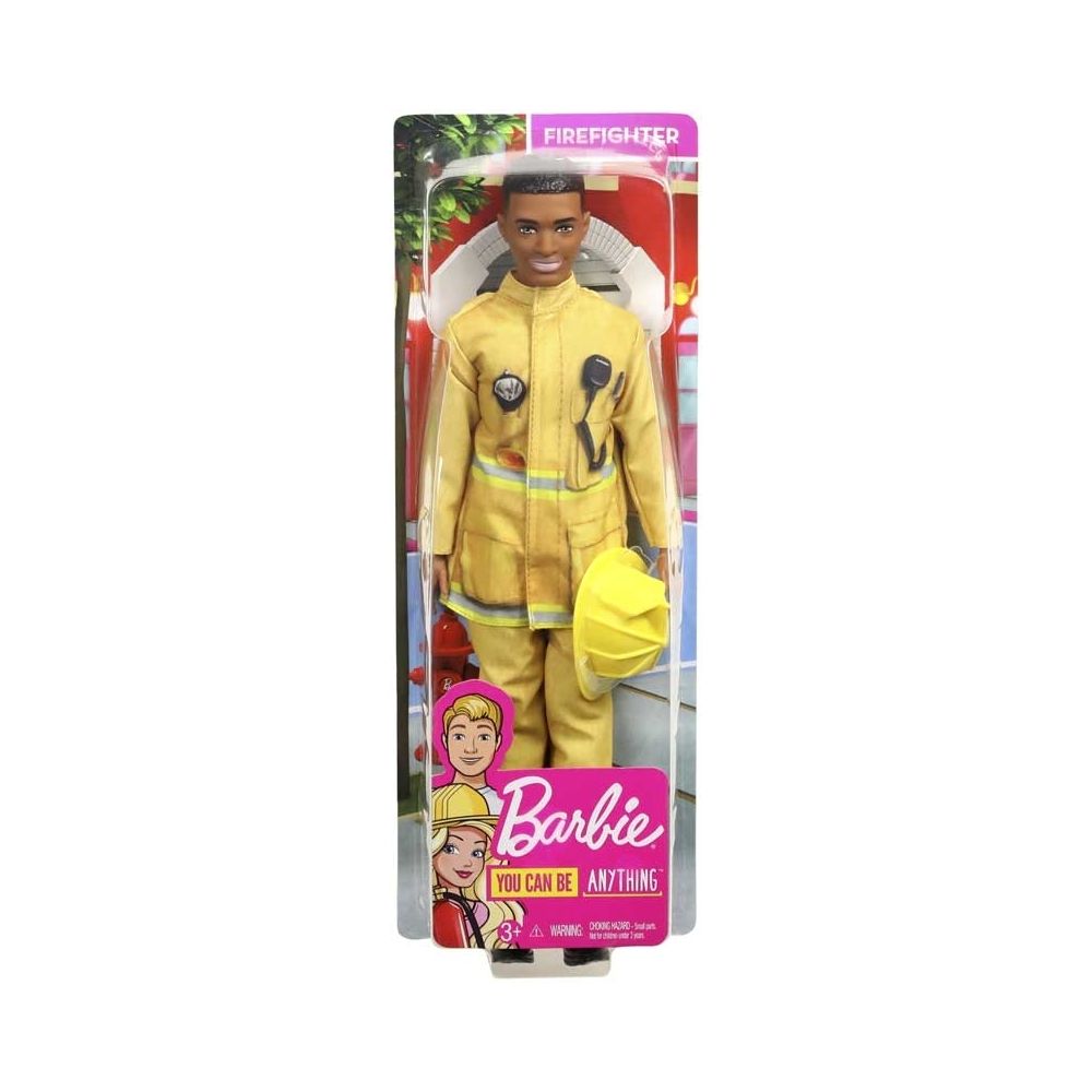 Mattel - Barbie Carrière Ken Pompier - Poupées mannequins