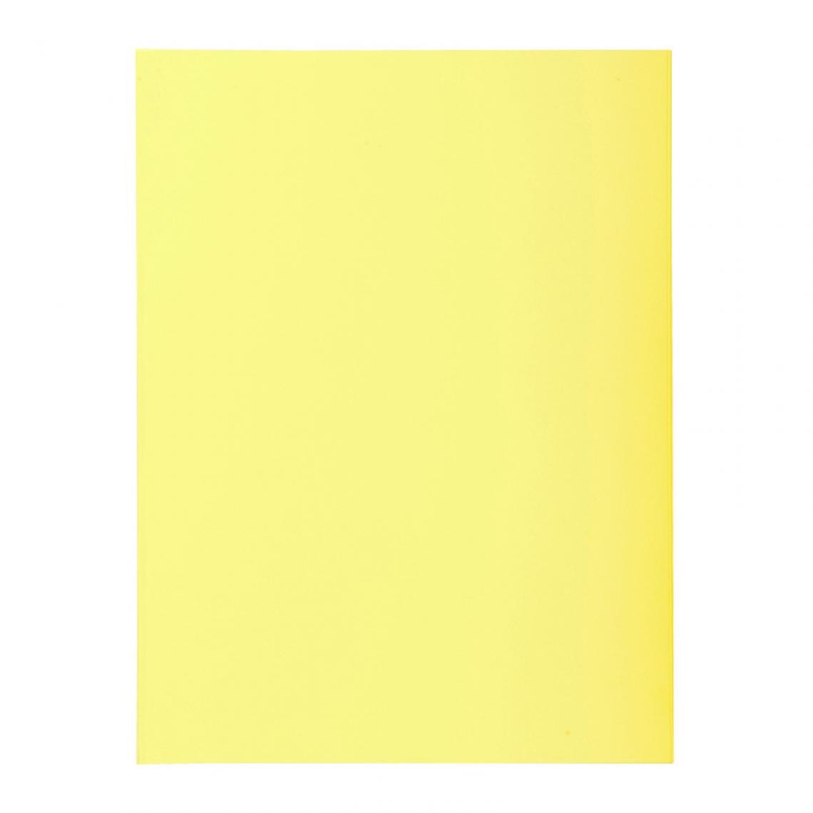 Exacompta - EXACOMPTA Chemises SUPER 250, A4, avec 2 rabats, jaune () - Accessoires Bureau