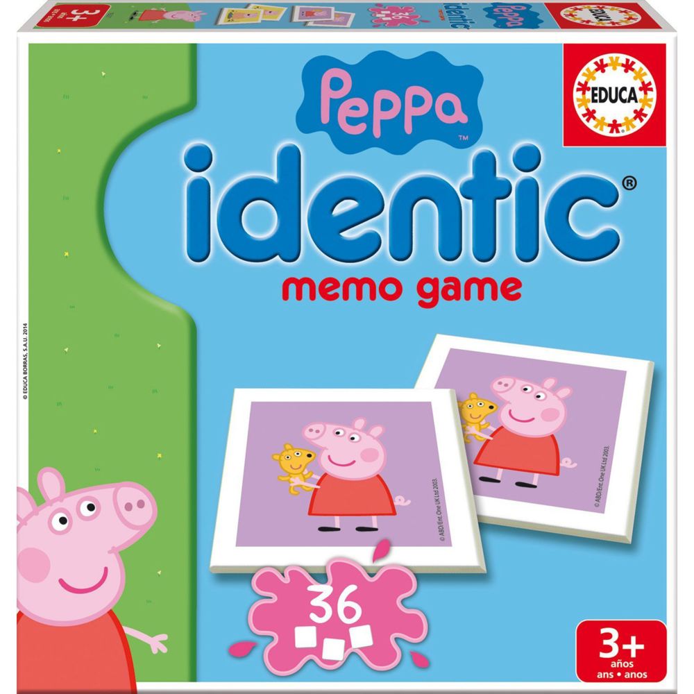 Educa - Mémo : Peppa Pig - Jeux éducatifs