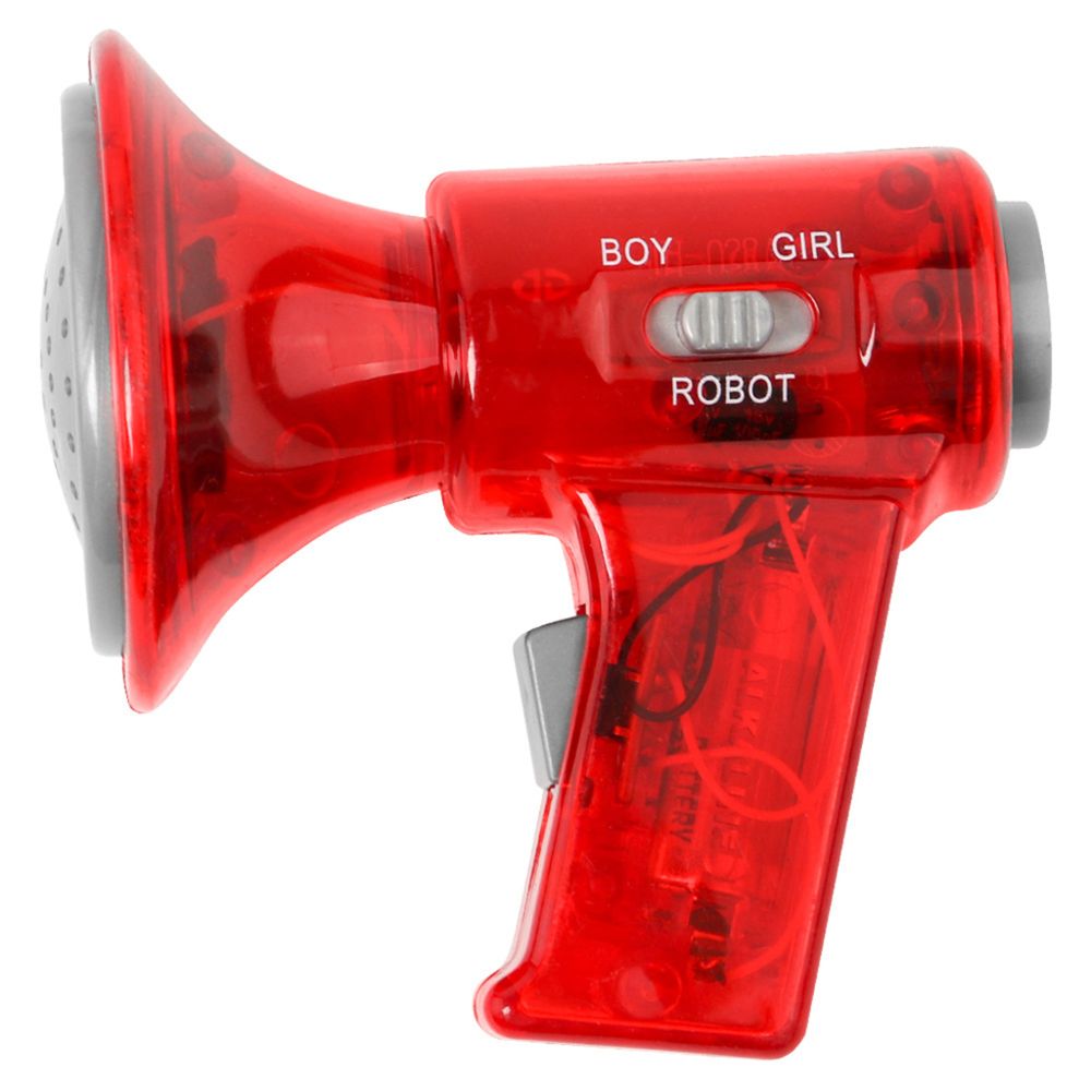 marque generique - mini haut-parleur en plastique changeur de voix mégaphone jouet pour enfants faveur faveur rouge - Jeux éducatifs