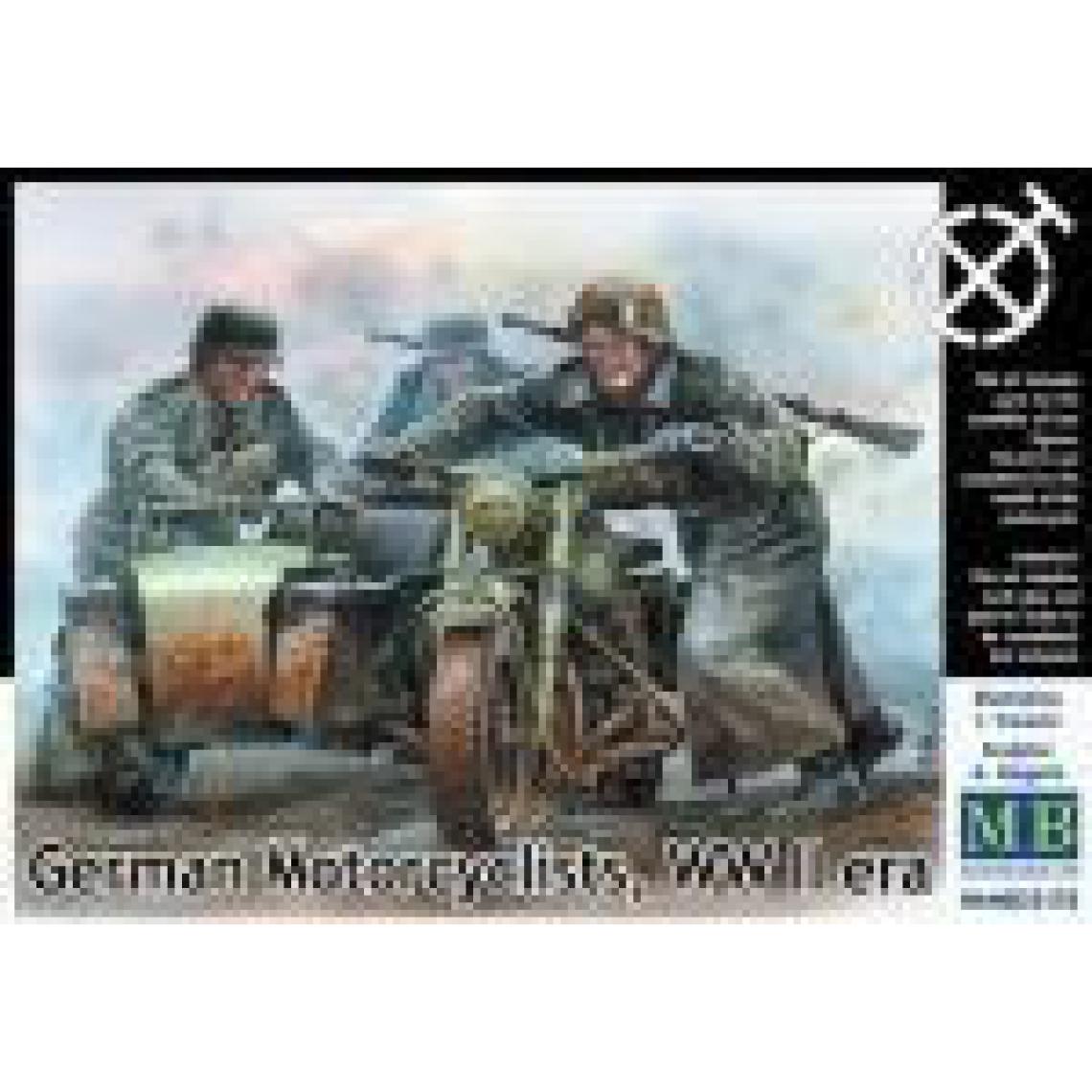 Master Box - German motorcyclists, WWII era - 1:35e - Master Box Ltd. - Accessoires et pièces