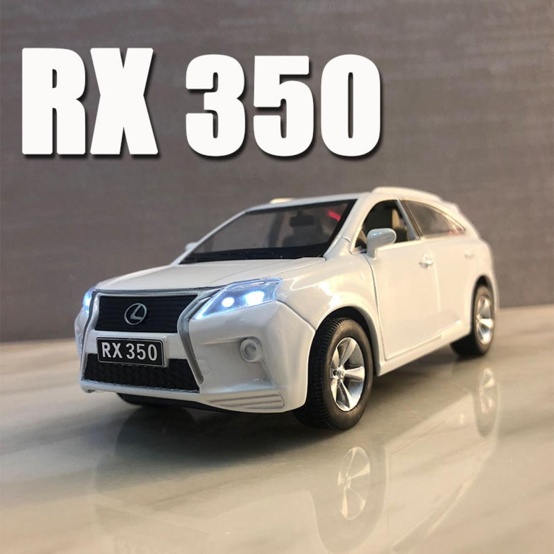 Universal - 1: 32 Lexus SUV RX350 modèle de voiture en alliage modèle de moulage sous pression jouet de voiture jouet d'enfant cadeau de poulet d'anniversaire(blanche) - Voitures