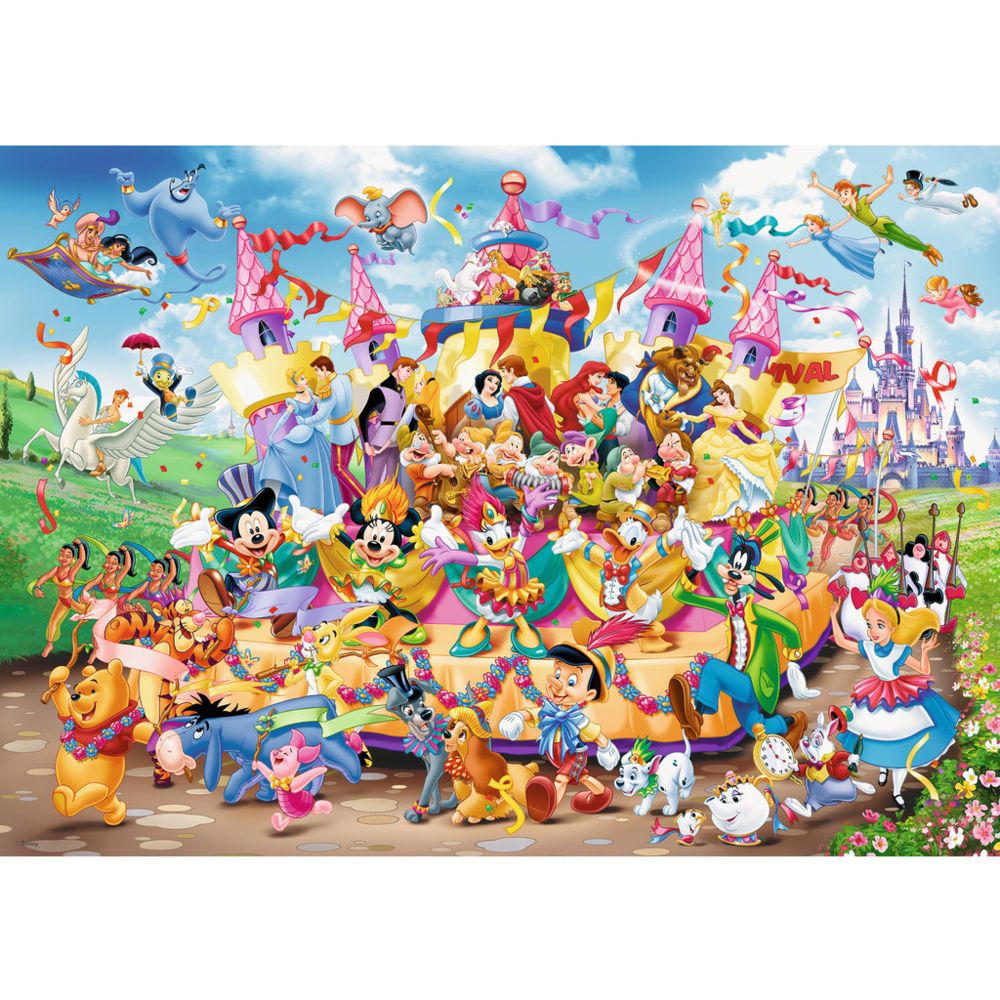 Ravensburger - Puzzle 1000 pièces : Le carnaval de Disney - Animaux