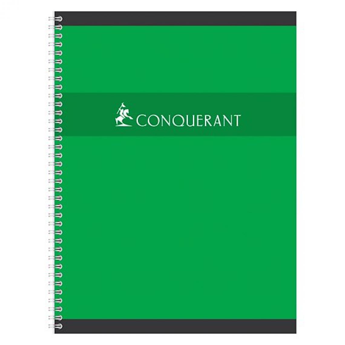 Super Conquerant - Cahier spirale Conquérant Sept A4+ 24 x 32 cm petits carreaux 180 pages - Accessoires Bureau