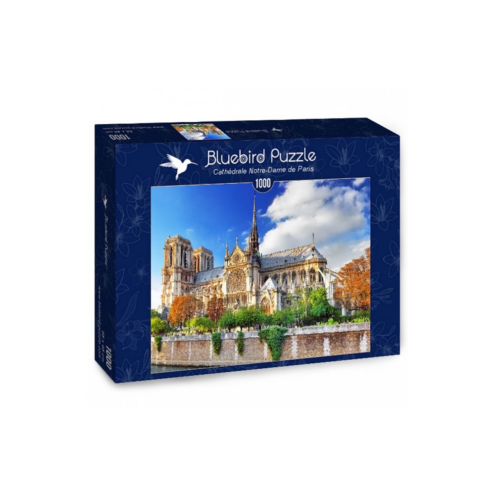 Bluebird - Puzzle Cathedrale Notre-Dame de Paris 1000 pieces - Animaux