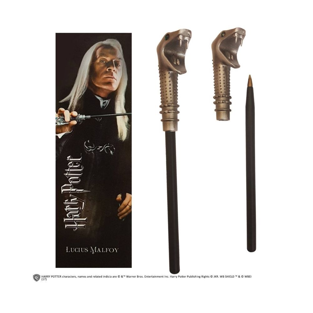 Noble Collection - NOBLE COLLECTION - Harry Potter set stylo à bille et marque-page Lucius Malfoy - Accessoires Bureau