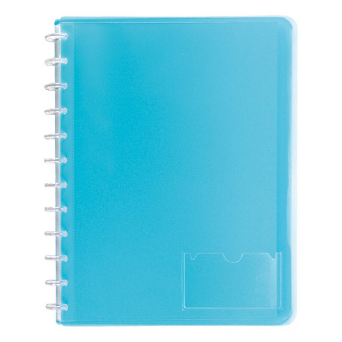 Viquel - Protège-documents Viquel Géode polypropylène translucide A4 bleu - 30 pochettes - Accessoires Bureau