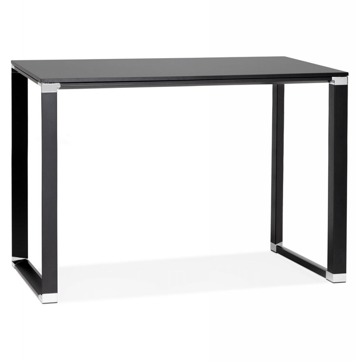 Alterego - Table haute / bureau haut 'XLINE HIGH TABLE' en bois noir - 140x70 cm - Bureaux