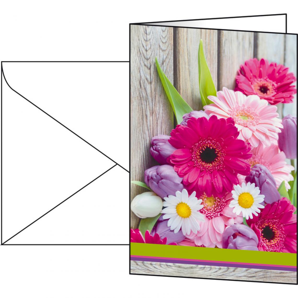 Sigel - sigel Carte de voeux 'Colorful', (L)115 x (H)170 mm () - Bricolage et jardinage