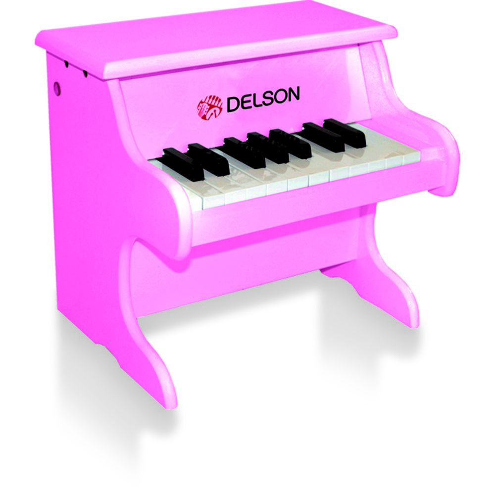 Delson - Piano pour bébé rose - 18 touches - 1822P - Instruments de musique