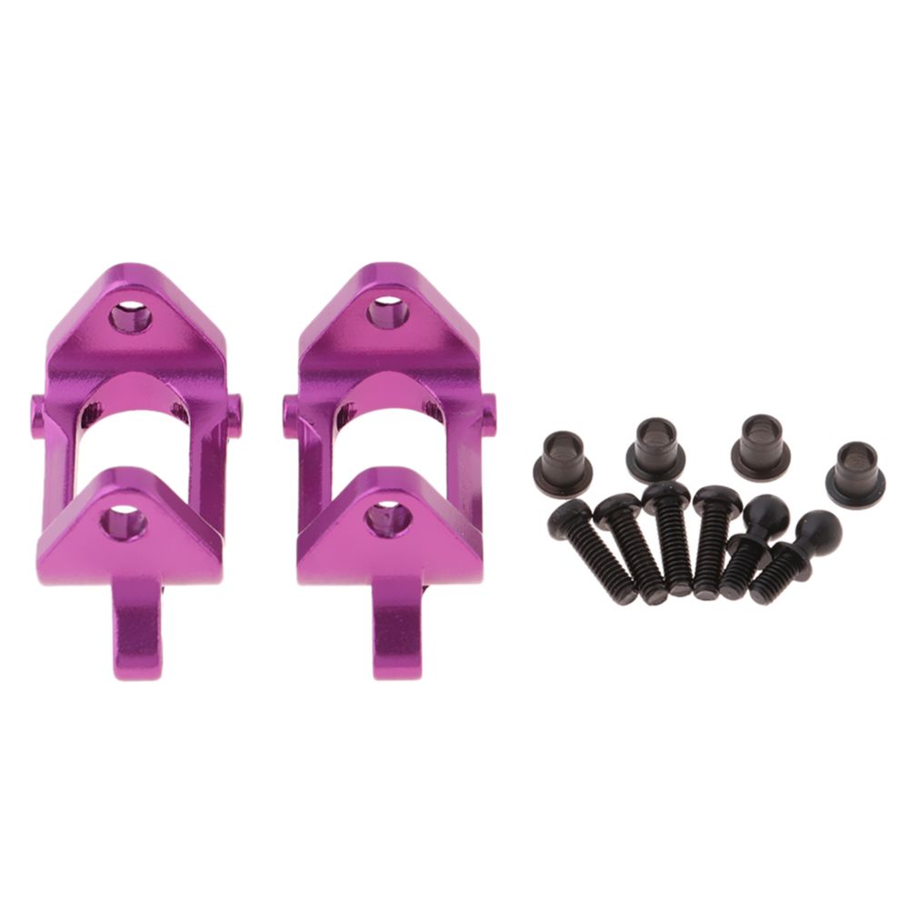 marque generique - 2pc support de moyeu avant pour rc 1/18 wltoys a949 a959 a969 upgrade parts purple - Accessoires et pièces