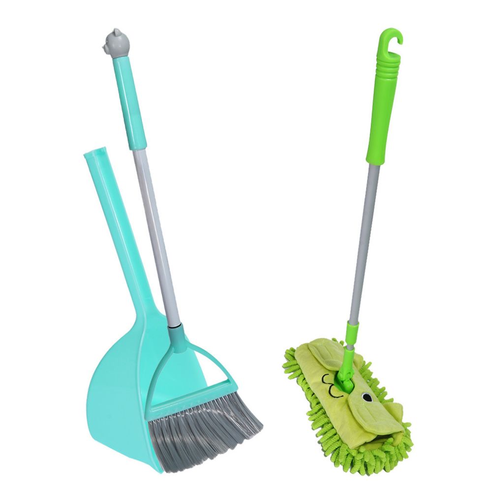 Generic - Nettoyage des outils Entretien ménager pour enfants Set-3 x, Petit Mop balayette Petit Dustpan - Poupées