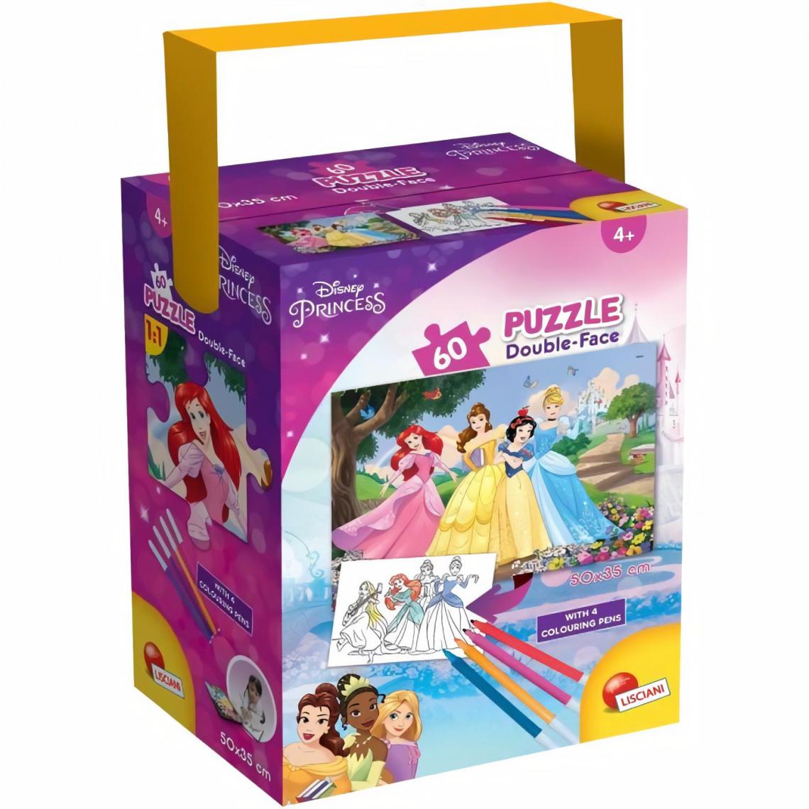 Lisciani Giochi - LISCIANI GIOCHI Disney Puzzle In a Tub mini 60 - Princess - Animaux