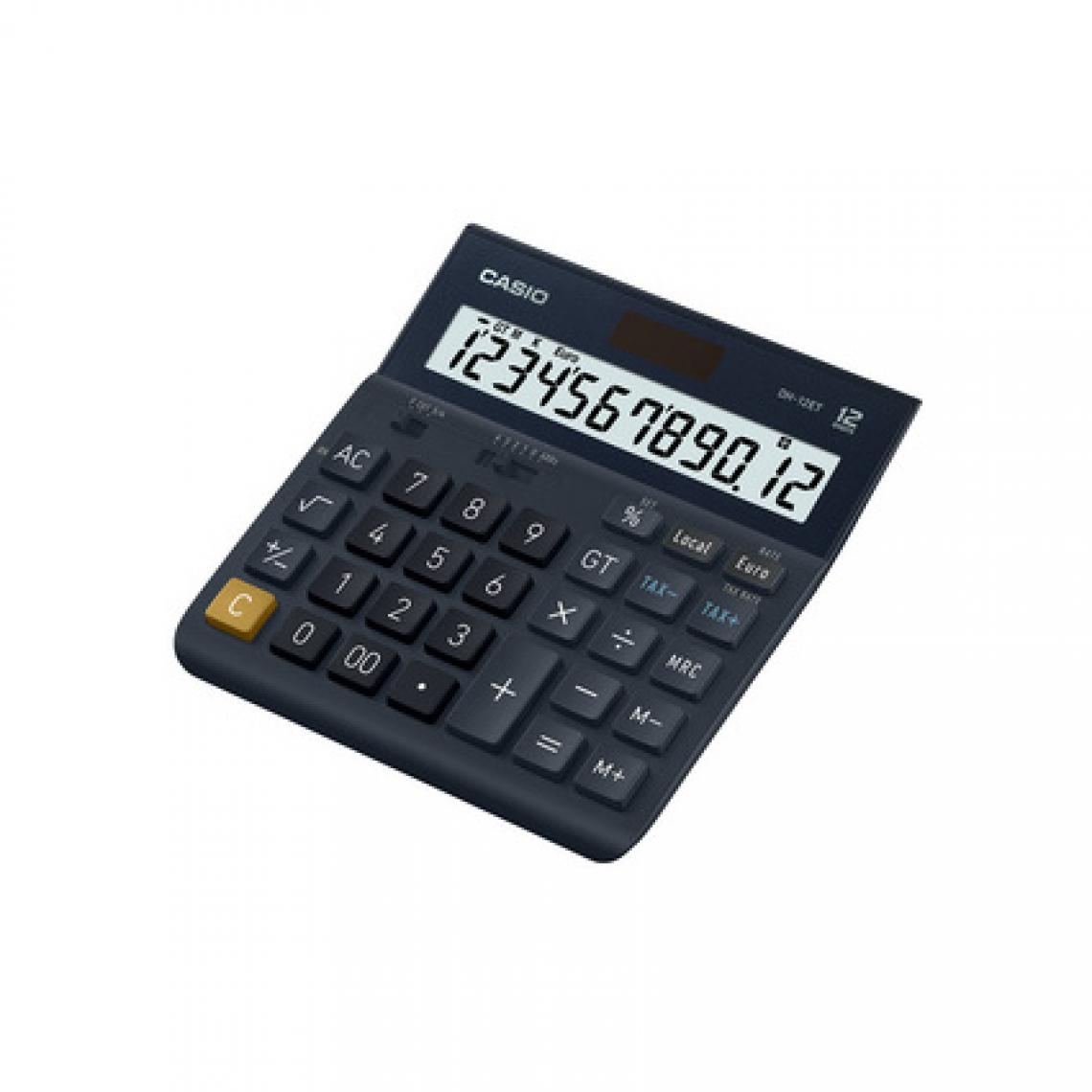 Casio Montres - CASIO Calculatrice de bureau DF-12ET, 12 chiffres, noir () - Accessoires Bureau