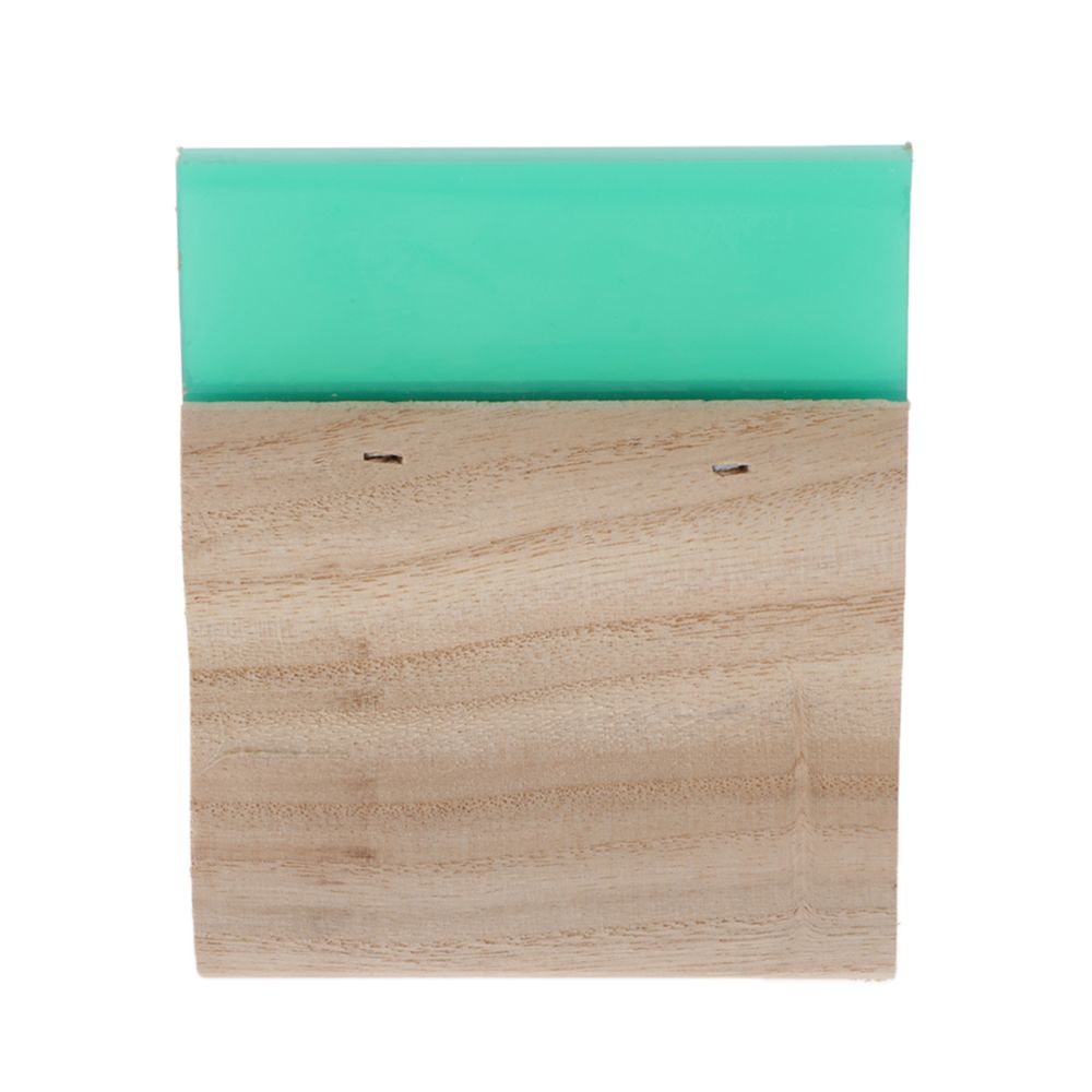 marque generique - Racloir d'encre en bois de racloir de poignée en bois de racloir d'impression verte 10cm - Accessoires Bureau