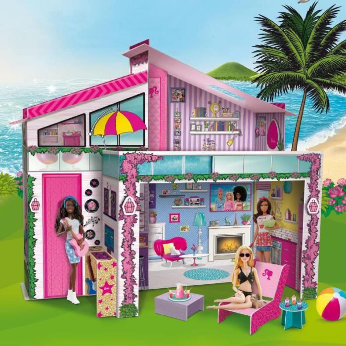 Lisciani Giochi - BARBIE Dream Summer Villa Pour Enfant - Maison de poupées - Poupées
