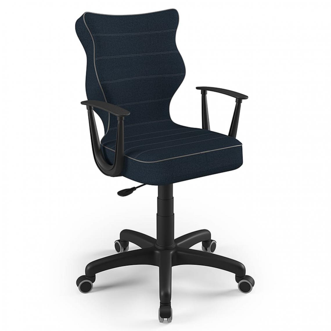 ENTELO - Entelo Chaise de bureau ergonomique Norm TW24 Bleu foncé et noir - Sièges et fauteuils de bureau