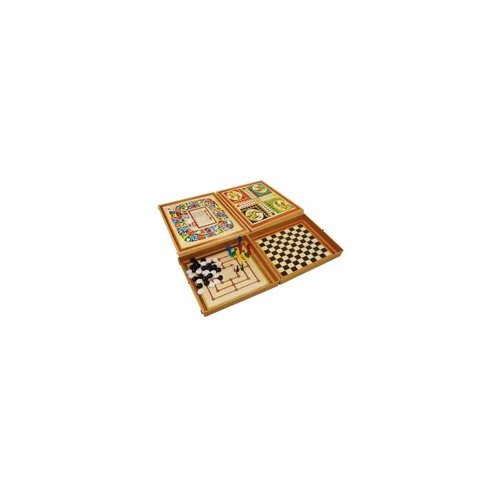 marque generique - MALLETTE - COFFRET MULTI-JEUX Mallette 8 jeux Standard - Coffret de jeux - Jeux de cartes