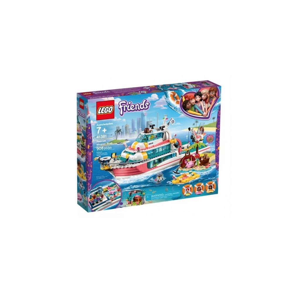 Lego - 41381 Le bateau de sauvetage LEGO Friends - Briques Lego
