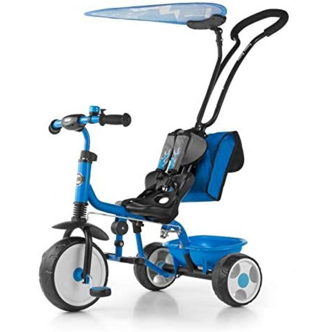 Milly Mally - Tricycle BOBY DELUX 2015 bleu - Tricycle