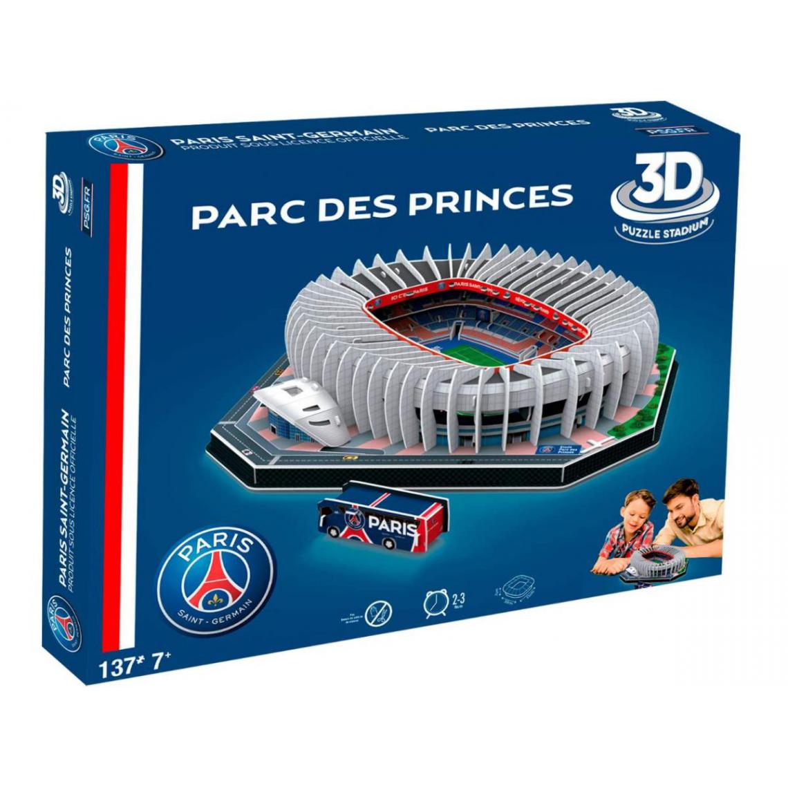 Megableu Editions - Megableu editions - Puzzle Stade 3D Parc des Princes - PSG - Accessoires maquettes