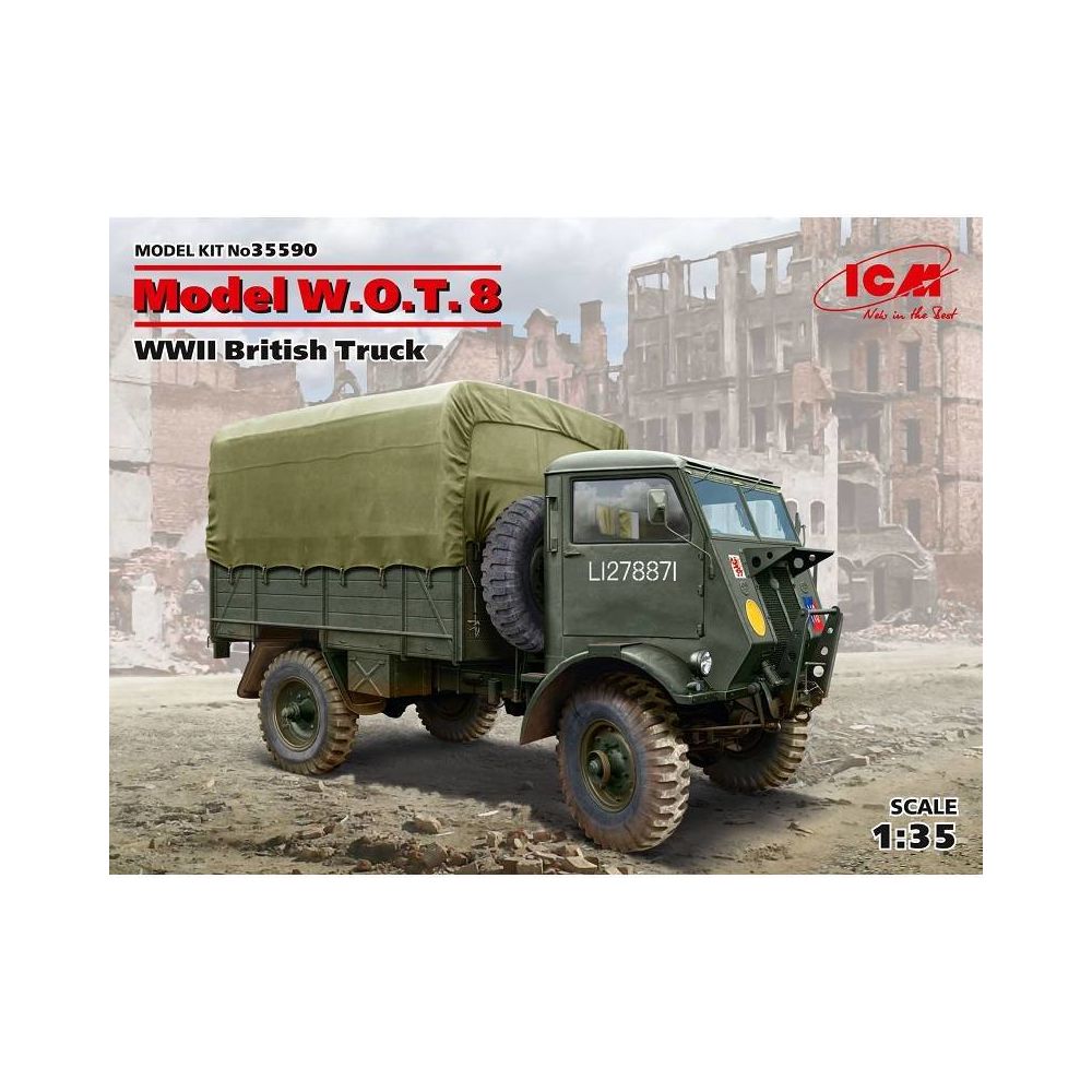 Icm - Maquette Camion Model W.o.t. 8 Wwii British Truck - Camions