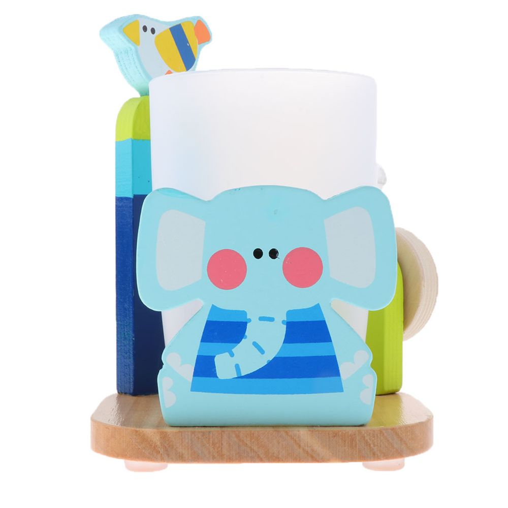 marque generique - Porte-dentifrice en forme de tasse de brosse à dents pour enfants, avec éléphant de minuterie, 3 minutes - Jeux éducatifs