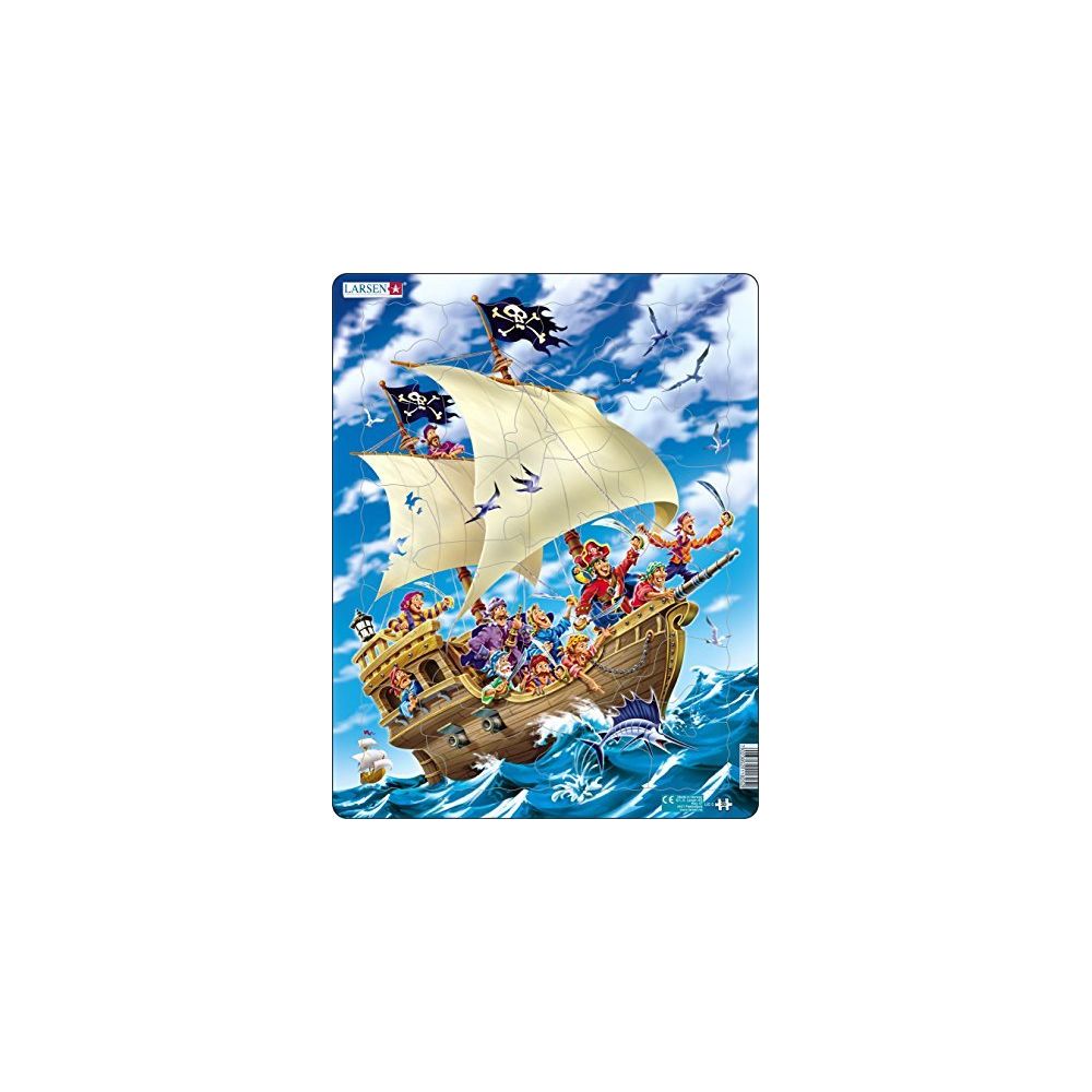 Larsen - Larsen Pirates Puzzle (30 Piece) - Accessoires Puzzles