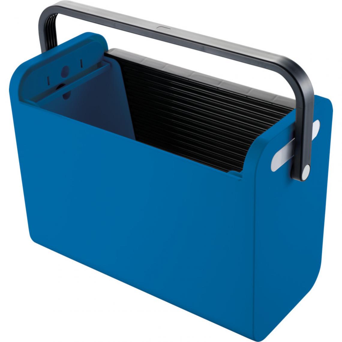 Helit - helit Boîte pour dossiers suspendus 'the mobil box', bleu () - Accessoires Bureau