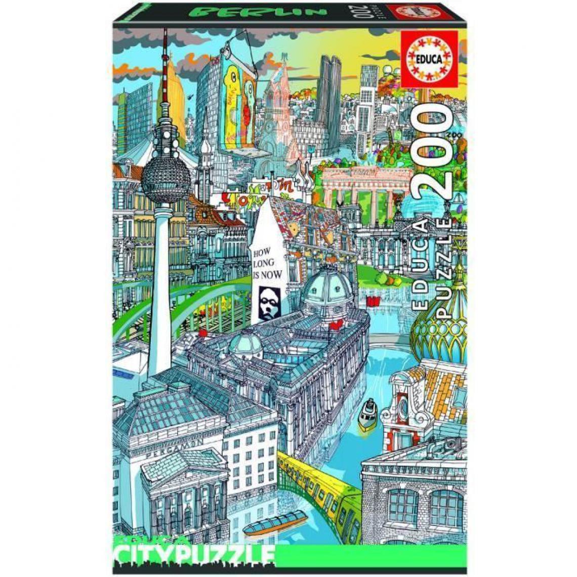 Educa - EDUCA - 18469 - 200 Berlin Educa City Puzzle - Animaux