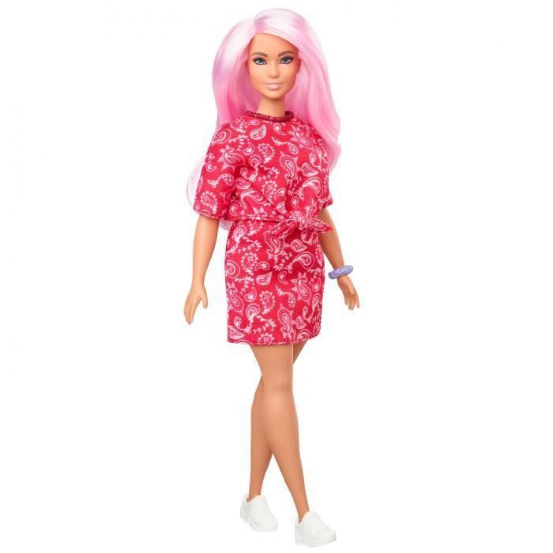 Barbie - BARBIE Fashionistas Robe Nouee Rouge - Poupées