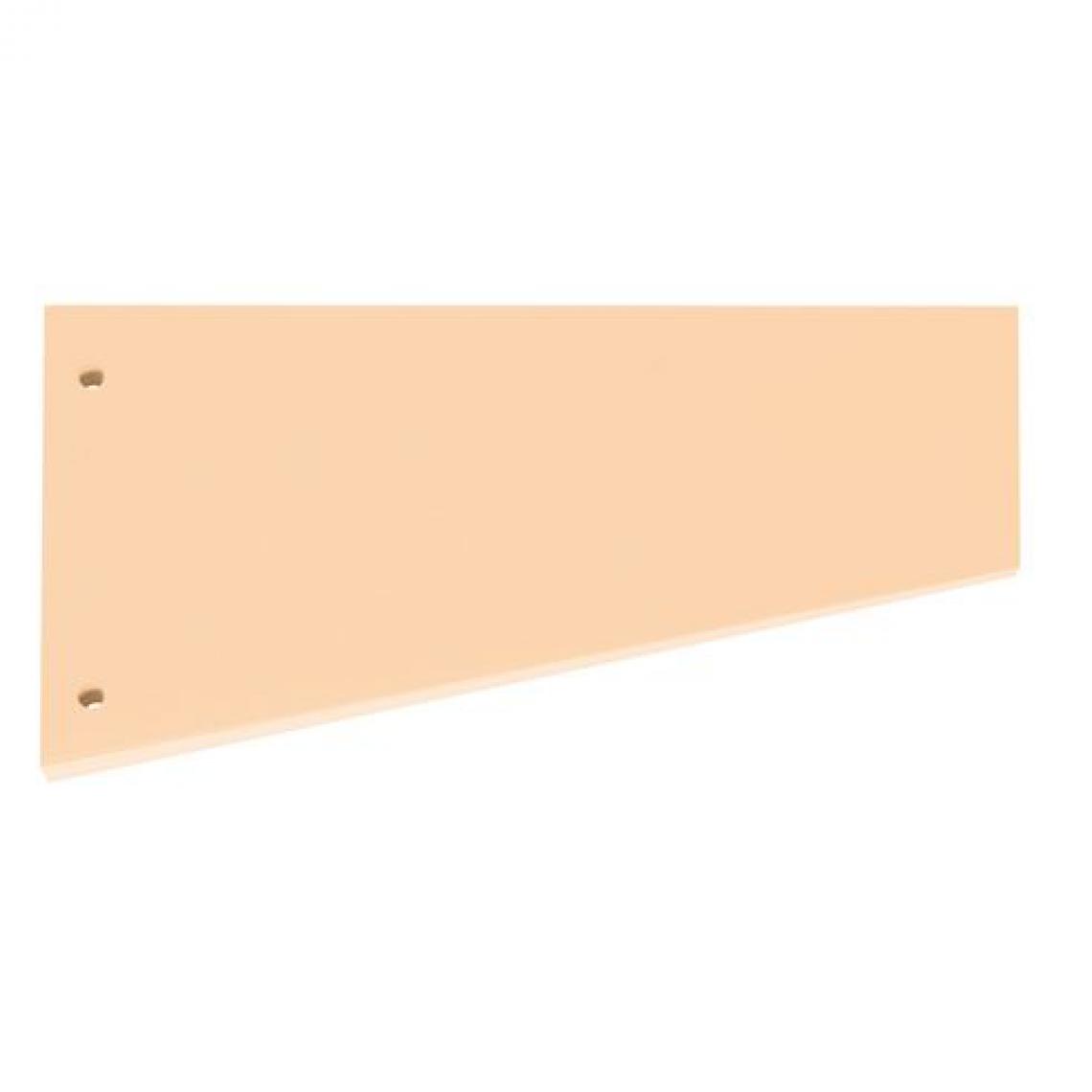 Aurora - Intercalaire trapèze neutre L 23 cm carton - Sac de 100 - beige - Accessoires Bureau