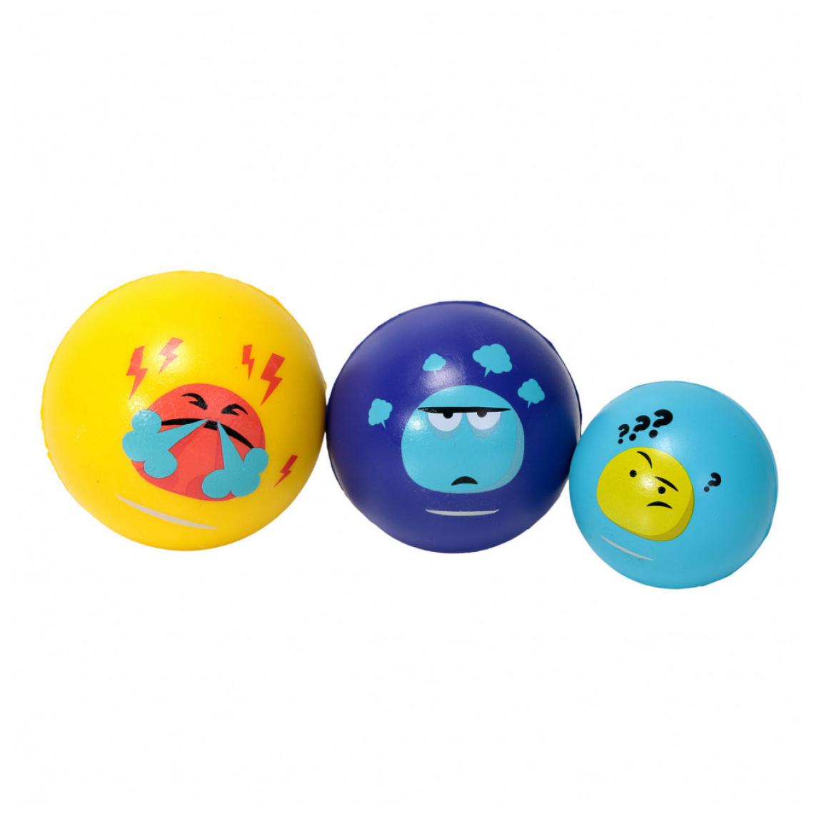 Ac-Deco - Lot de 3 balles anti-stress - Jeux éducatifs