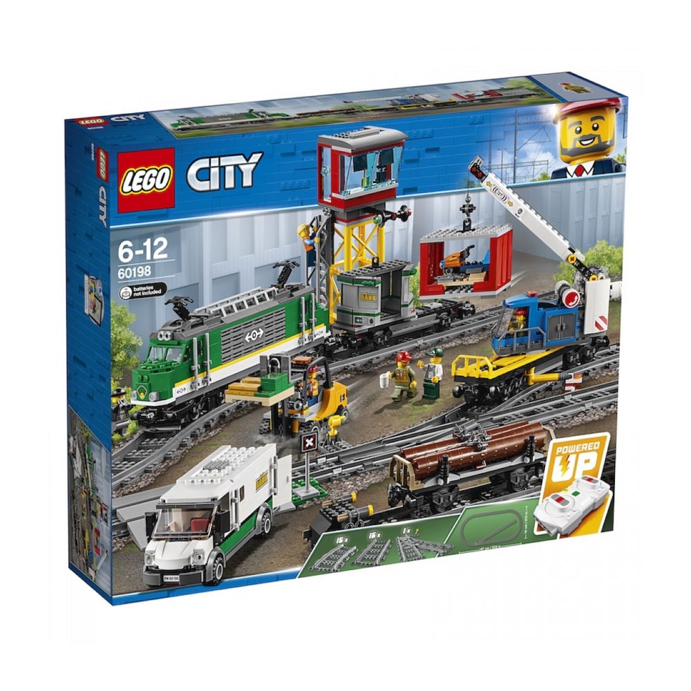 Lego - LEGO® City - Le train de marchandises télécommandé - 60198 - Briques Lego
