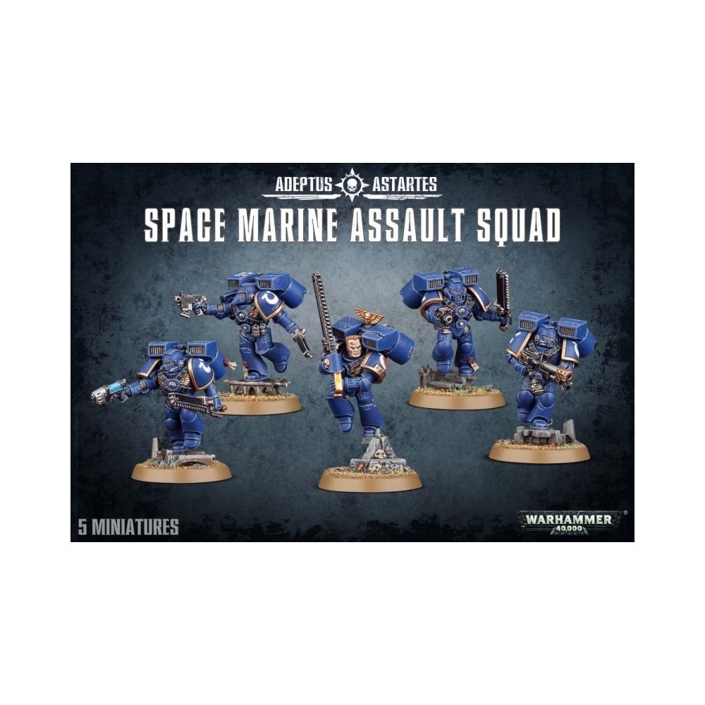 Games Workshop - Warhammer 40k . - Space Marine Assault Squad - Guerriers