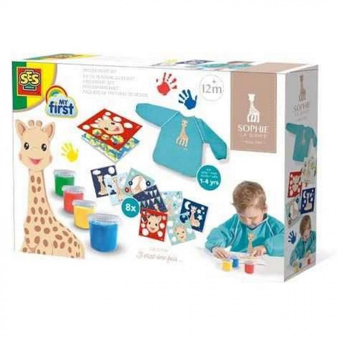 SES Creative - Sophie la girafe : Kit de peinture au doigt - Dessin et peinture