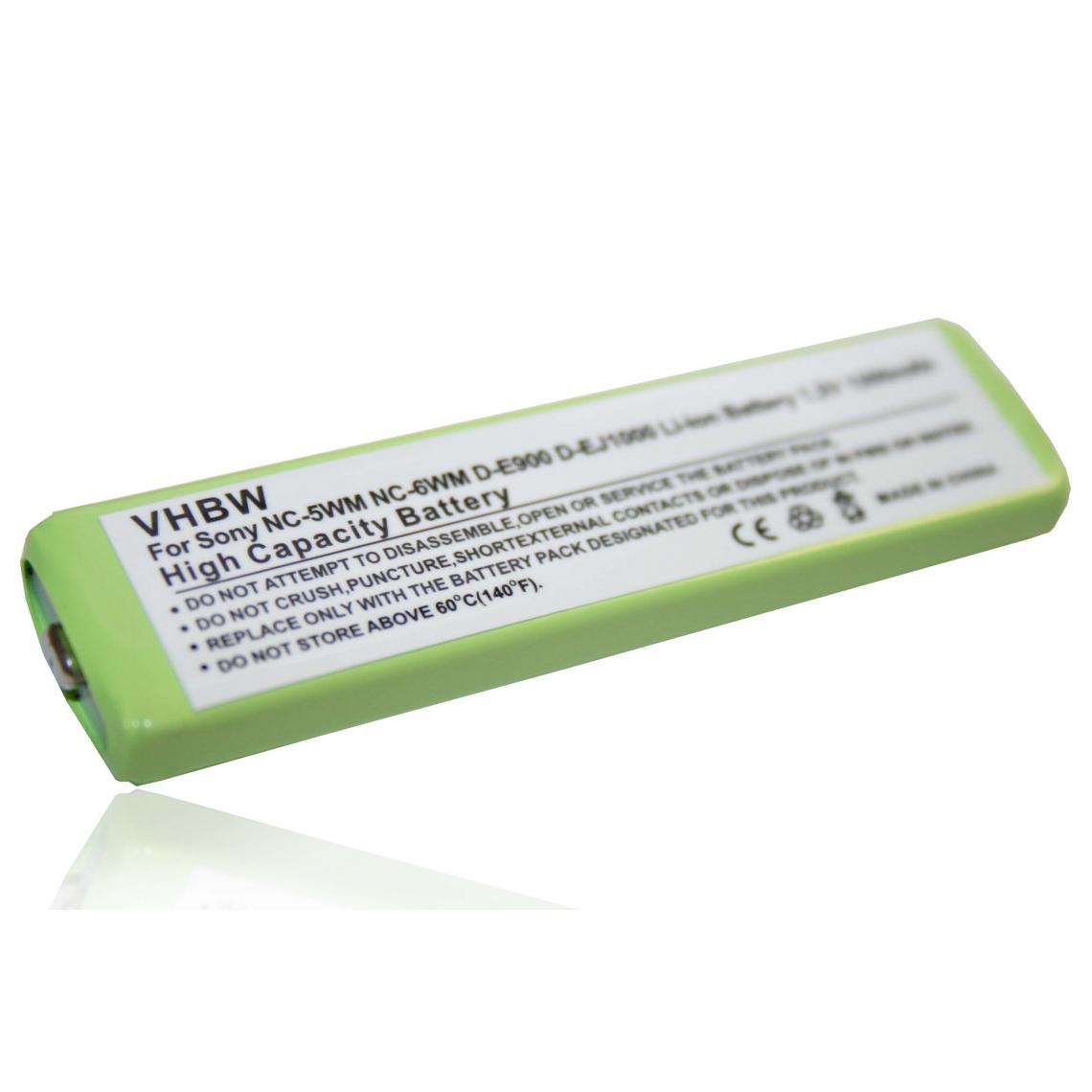 Vhbw - vhbw Batterie compatible avec Panasonic SJ-MW3, SJ-SW90MD, SJ-SW9MD, SL-CT700, SL-CT 700 lecteur MP3 baladeur MP3 Player (1200mAh, 1,2V, NiMH) - Batteries électroniques