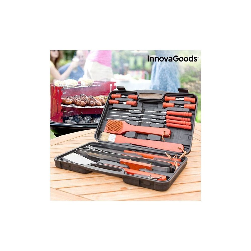 marque generique - Mallette pour barbecues InnovaGoods (18 Pièces) - Accessoires barbecue