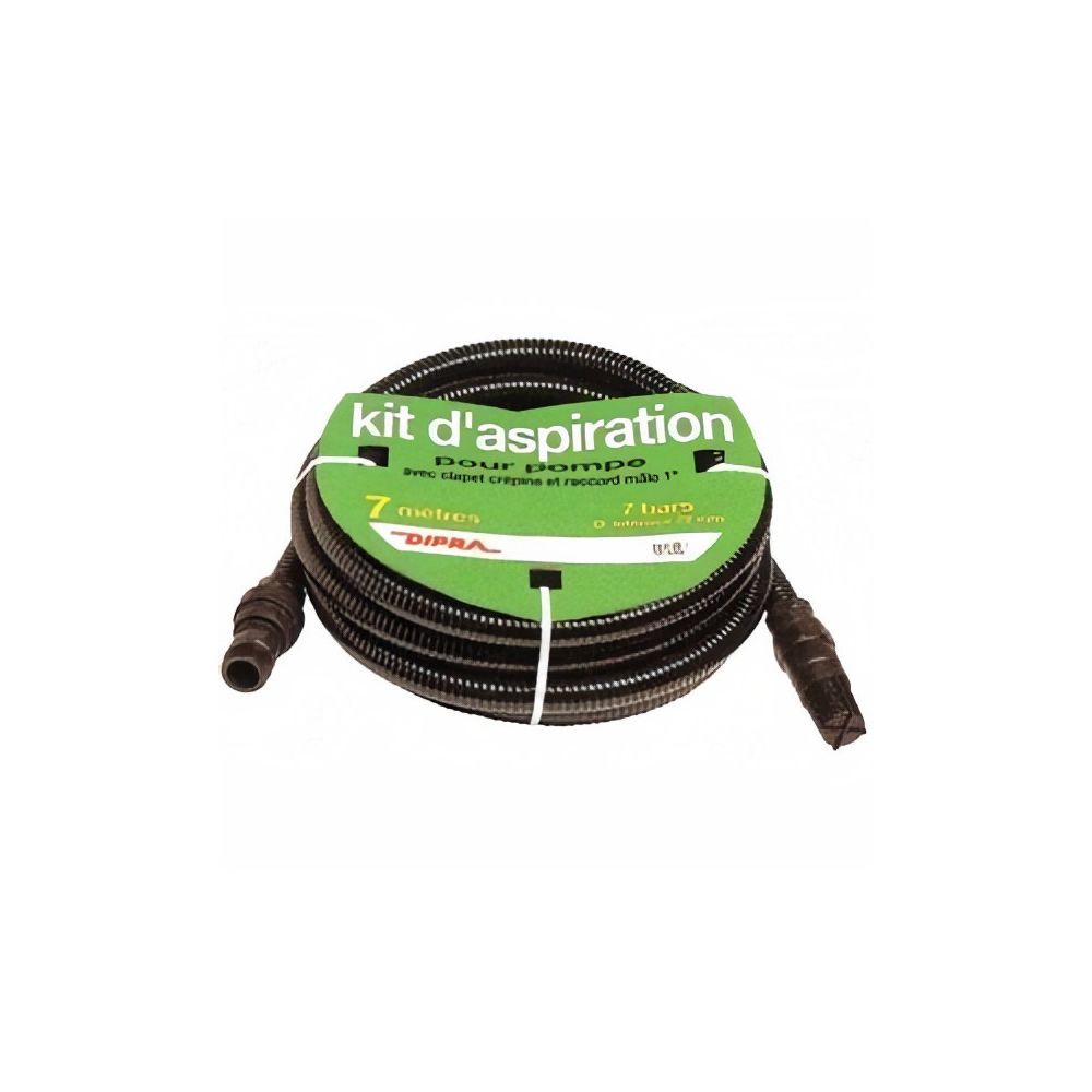 Dipra - DIPRA Kit d'aspiration - Plastique - 7 m - Aspirateurs souffleurs