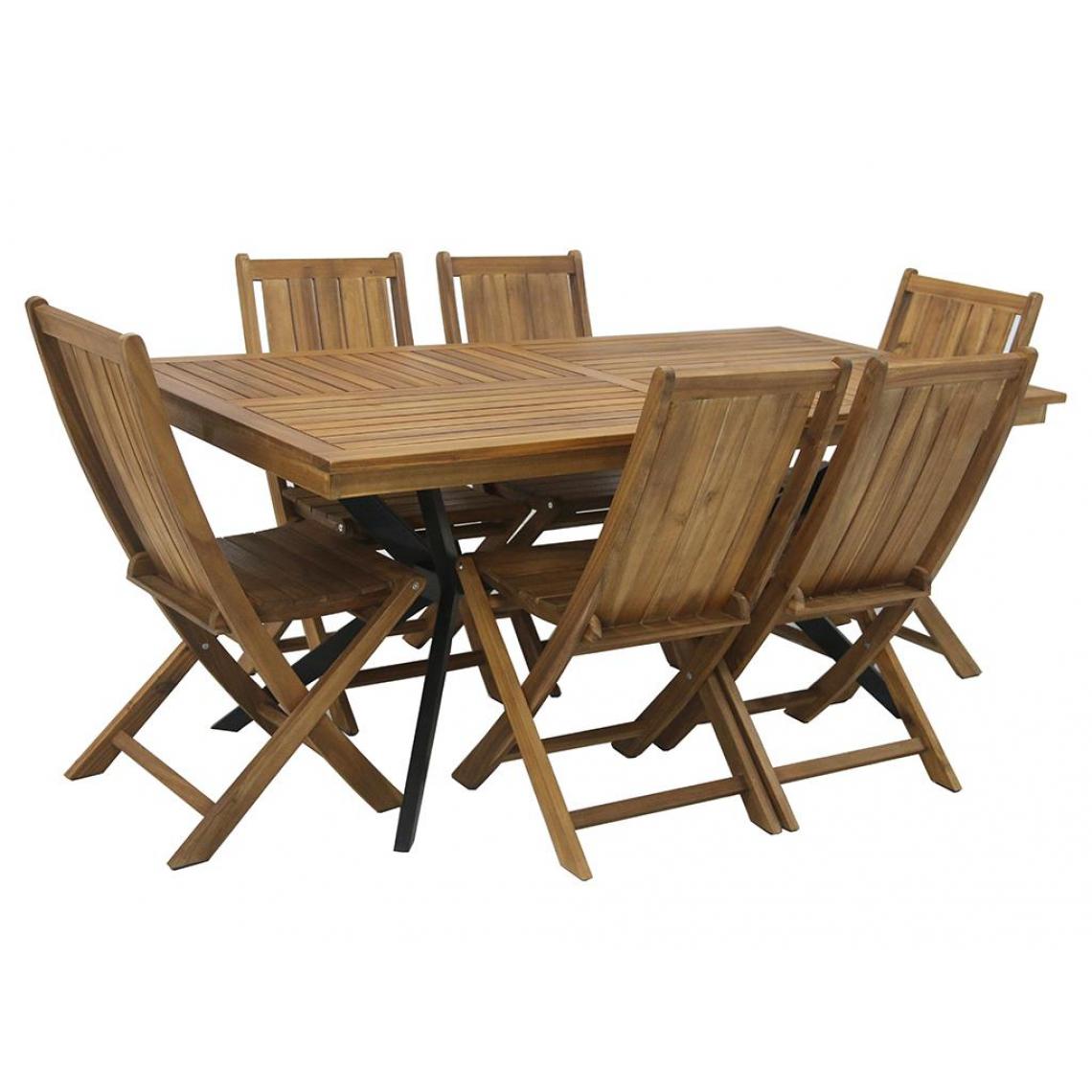 Vente-Unique - Salle à manger de jardin TOBAGA - Ensembles tables et chaises