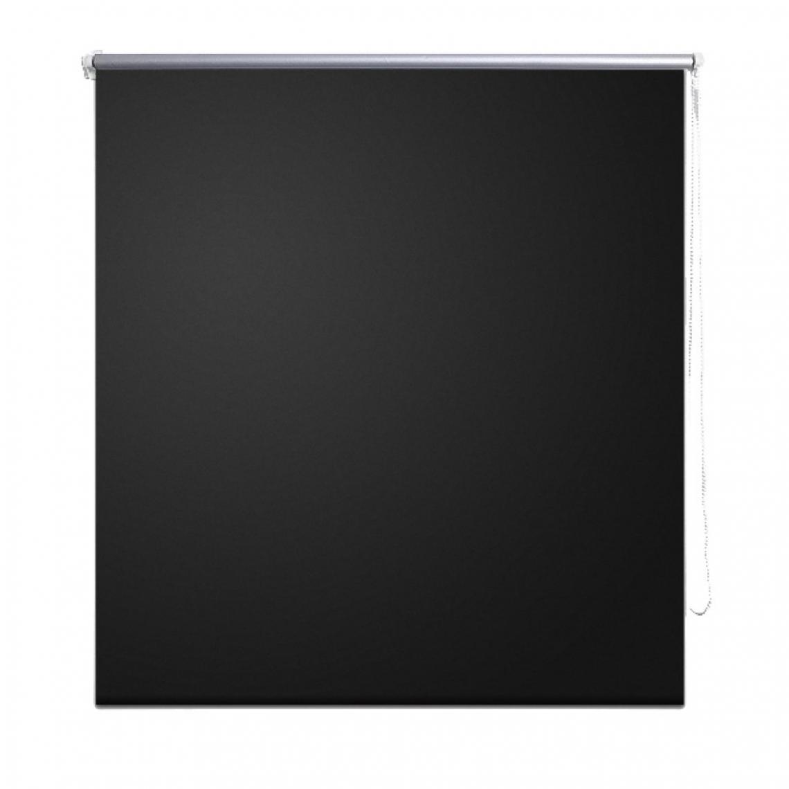 Helloshop26 - Store enrouleur noir occultant 160 x 175 cm fenêtre rideau pare-vue volet roulant 4102037 - Store compatible Velux