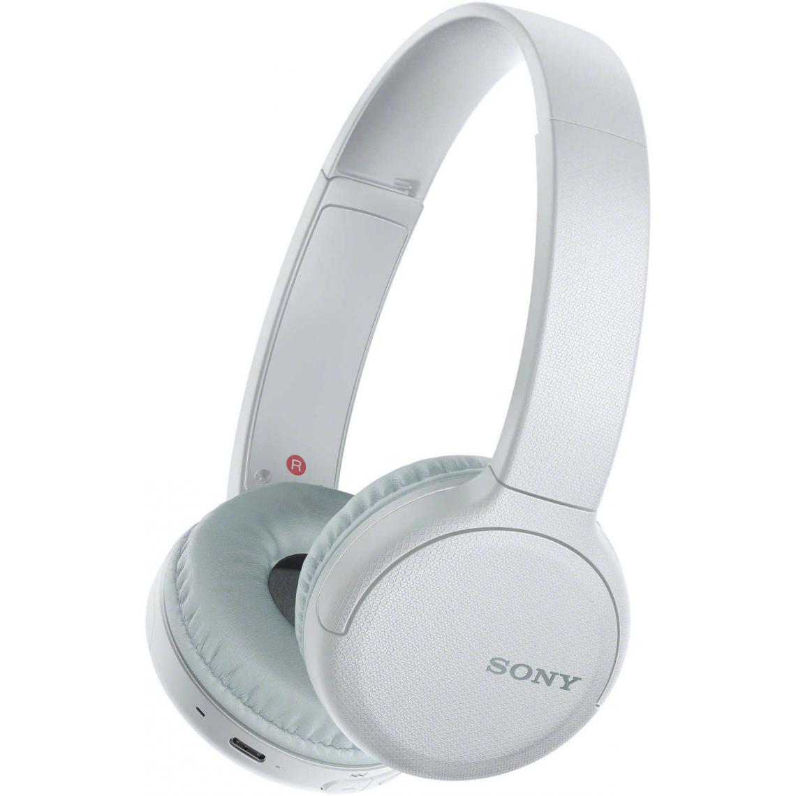 Sony - SONY WHCH510W Casque Bluetooth sans fil - Autonomie 35h - Blanc - Casque