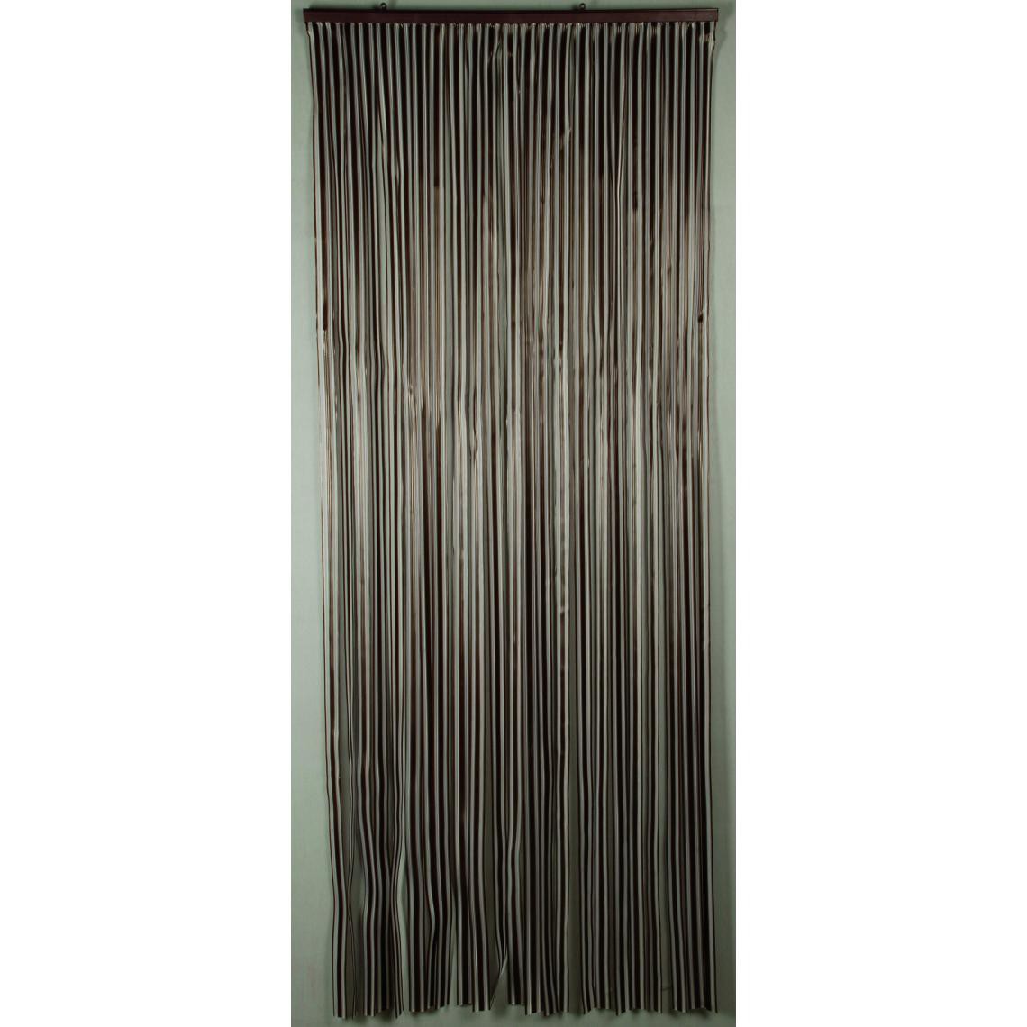 Confortex - Rideau portière Lumina 90 x220 cm marron - Moustiquaire Fenêtre