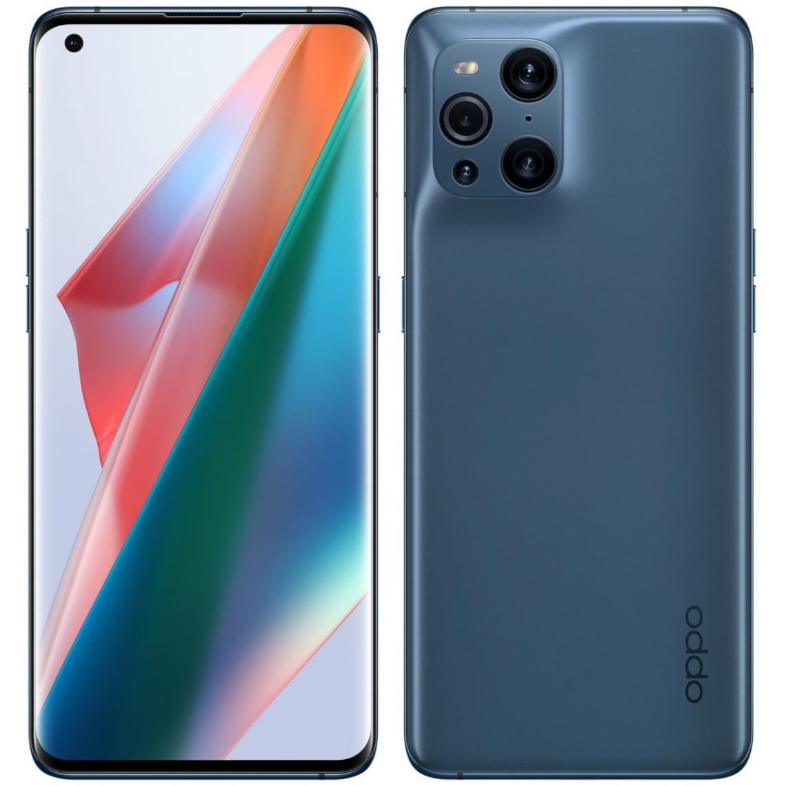 Oppo - Find X3 Pro 5G - 256 Go - Bleu - Smartphone Android