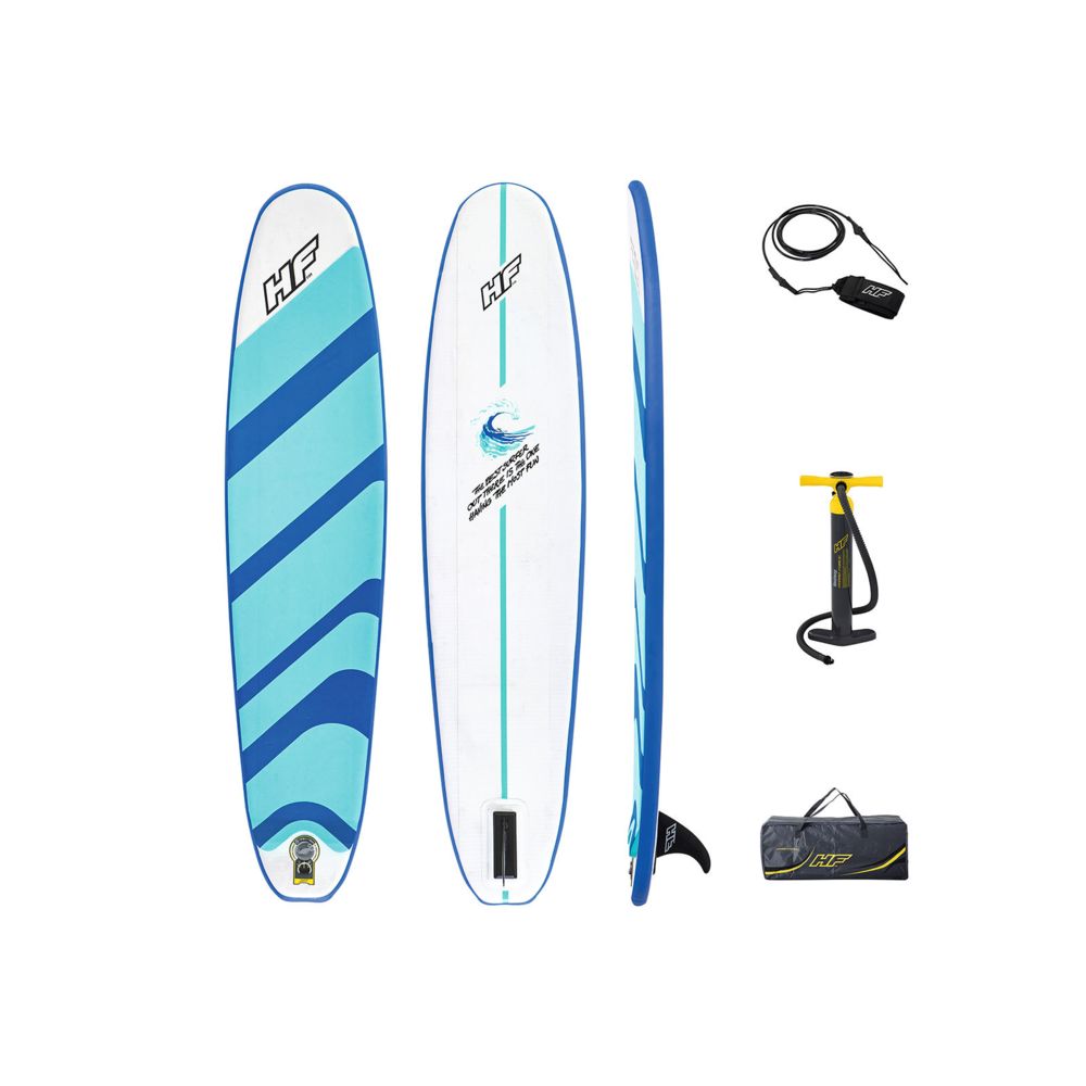 Bestway - Planche de Surf Gonflable Bestway Hydro-Force 243x57x7 cm Avec pompe et sac de voyage - Accessoires piscines hors sol