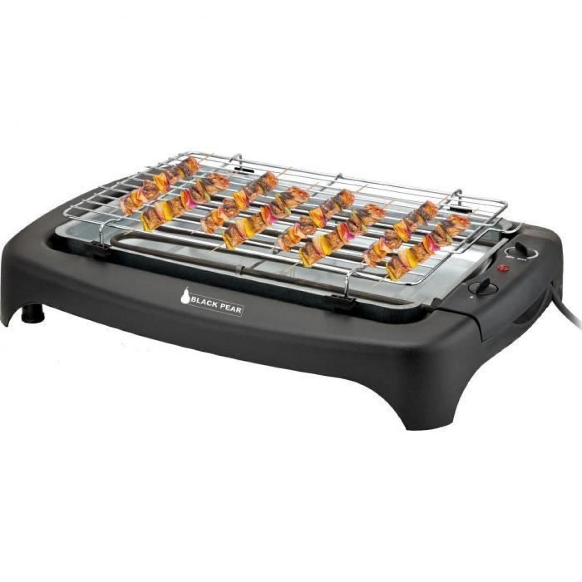 Black Pear - BLACKPEAR BBQ 2200 Barbecue de table - 2000 W - Barbecues électriques