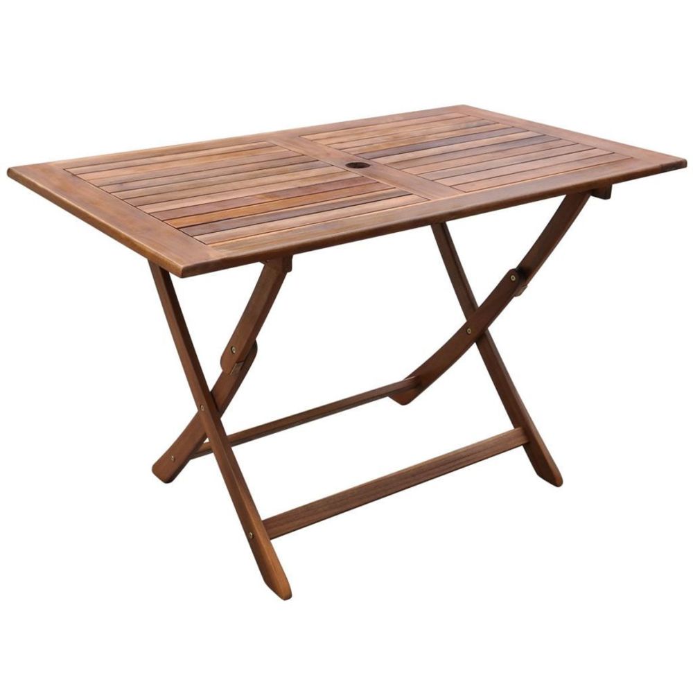Vidaxl - vidaXL Table de salle à manger d'extérieur en bois d'acacia - Tables de jardin