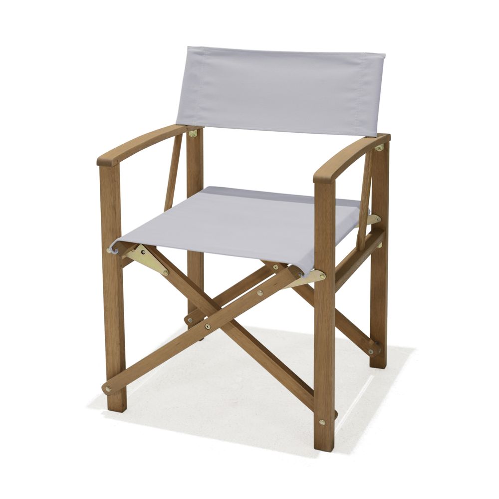 Chillvert - Chaise Pliante de Directeur Chillvert Milán Bois Avec Accourdoirs 51,5x54,2x84 cm - Chaises de jardin