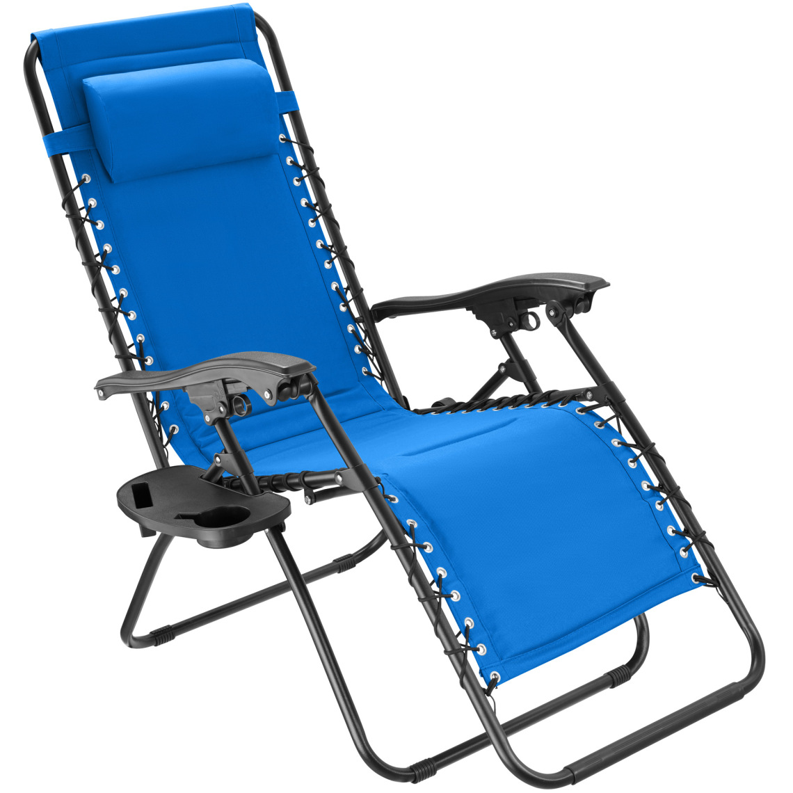Tectake - Chaise de jardin MATTEO - bleu - Chaises de jardin