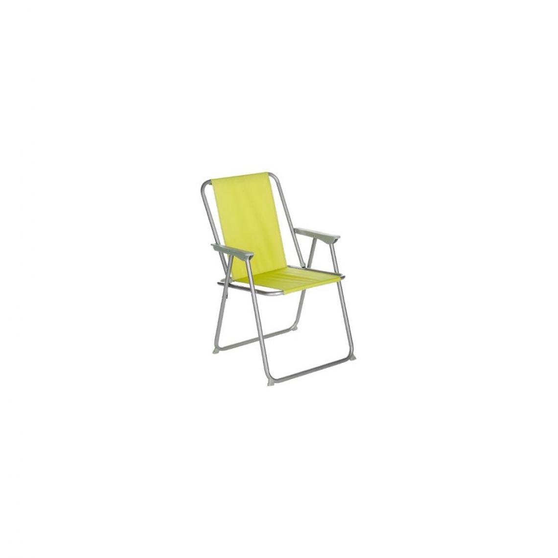 Ac-Deco - Chaise pliante - Grecia - 53 x 56 x 75 cm - Vert - Transats, chaises longues